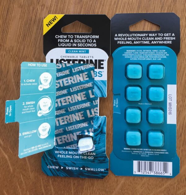 Listerine Ready Chewable Tablets