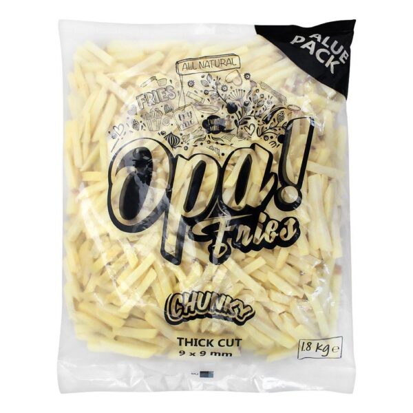 Opa Chunky Fries 9X9 (2Kg)-Vp